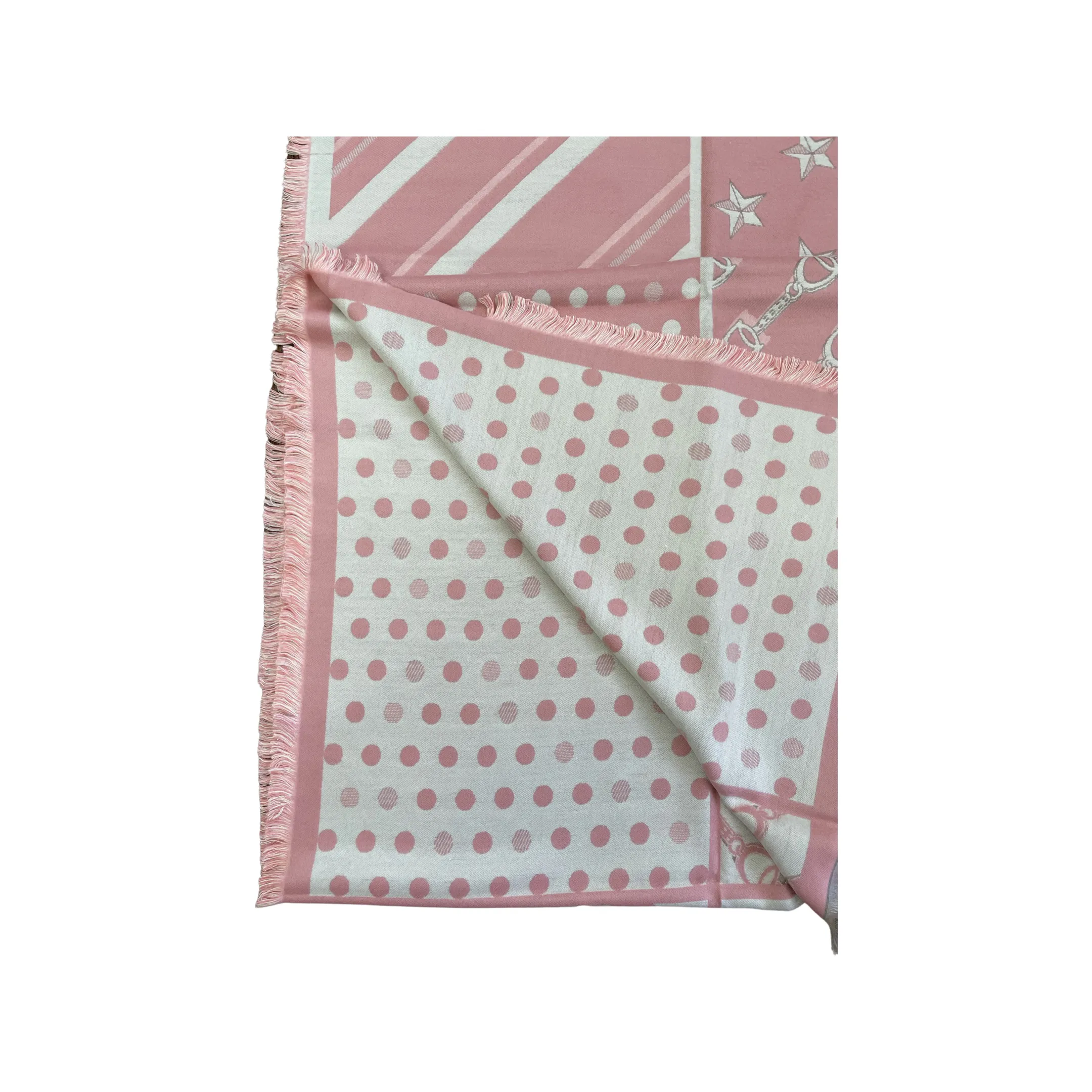 4 Pattern Scarf - Pink