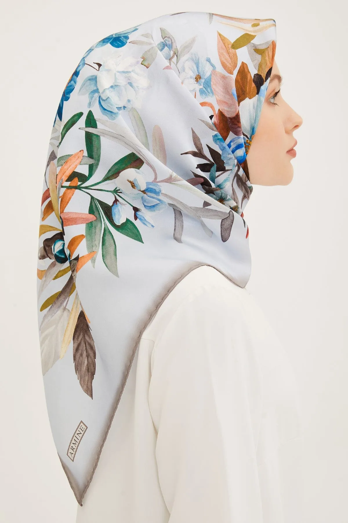 Armine Ayu Floral Silk Scarf #2