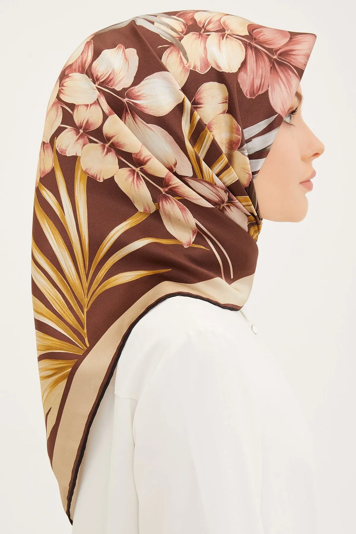 Armine Claris Floral Silk Scarf #34
