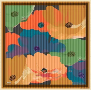 Armine Desiree Floral Silk Scarf #9