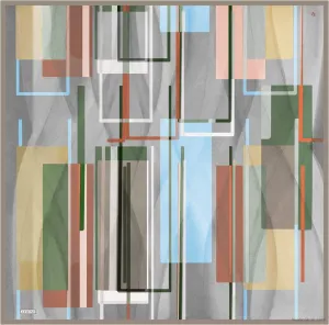 Armine Gemini Abstract Silk Scarf #5