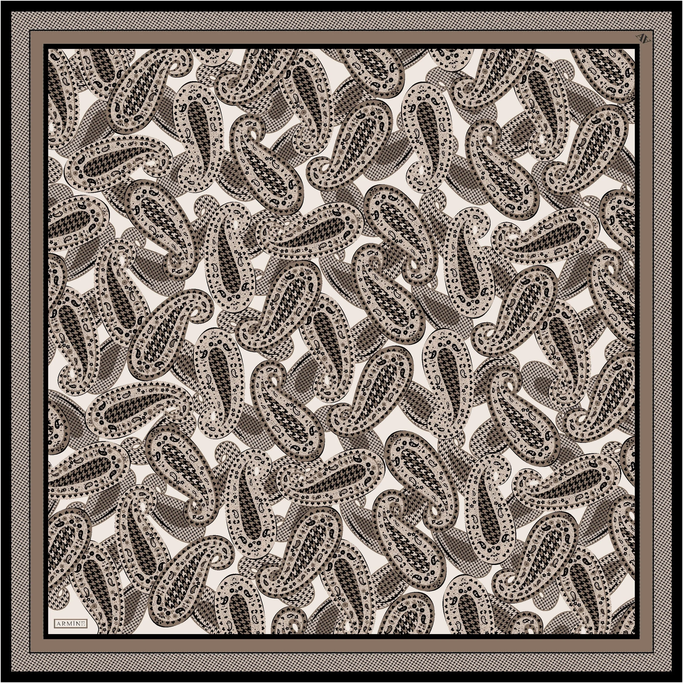 Armine Paisley Reverie Silk Scarf #9