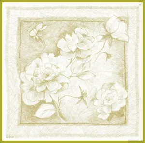 Armine Peony Silk Scarf #31