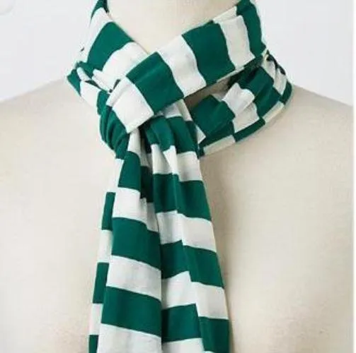 Assorted Green/White Scarves