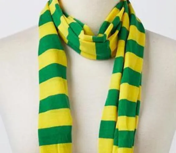 Assorted Green/White Scarves