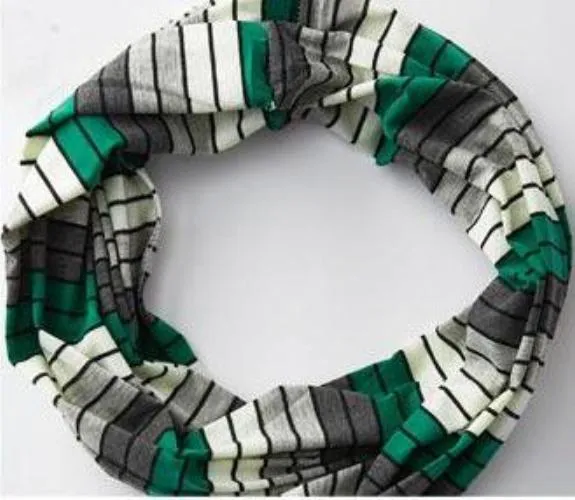 Assorted Green/White Scarves