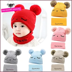 Baby Winter Hat & Scarf Set
