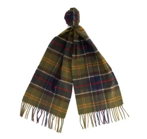 Barbour Unisex Wool Cashmere Tartan Scarf Classic