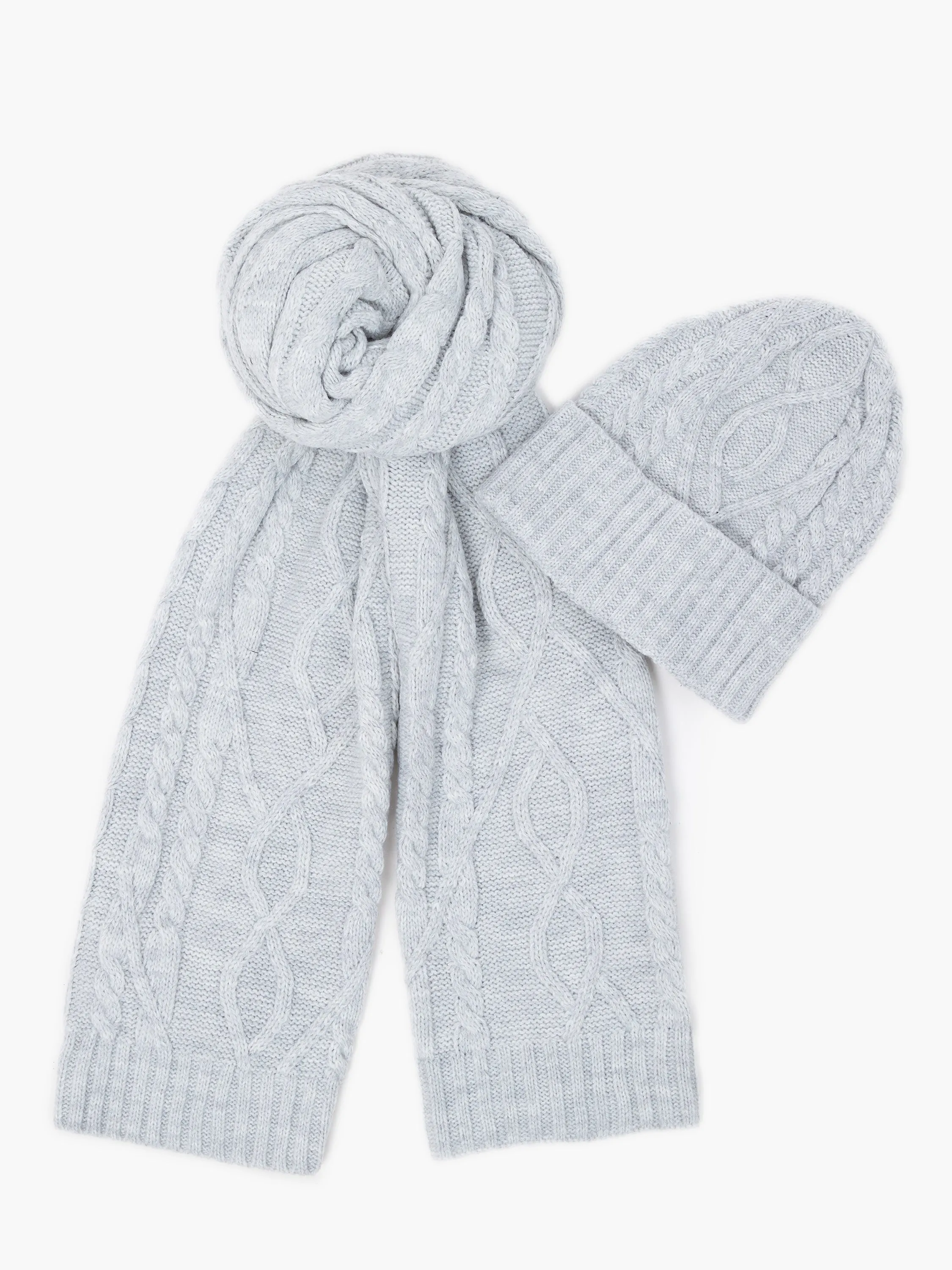 Big Cable Knit Set