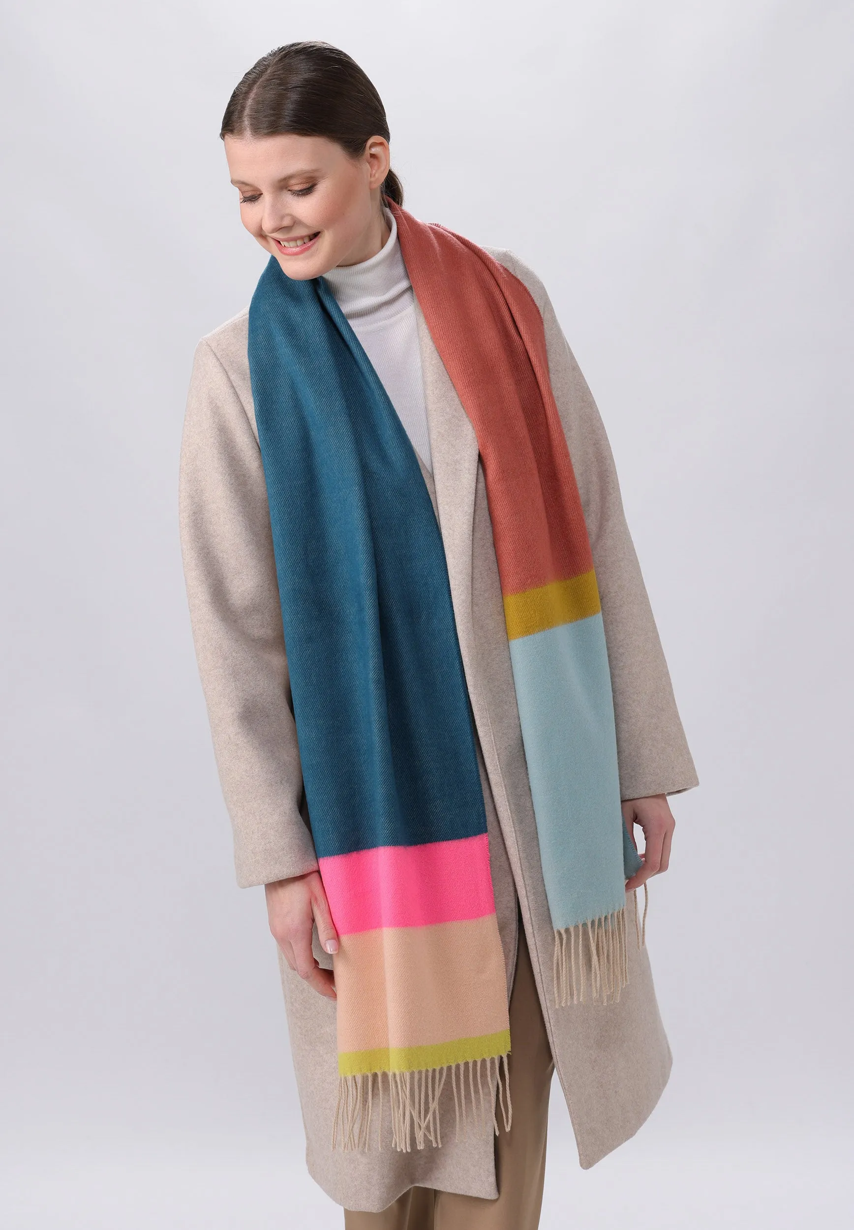 Block Stripes Cashmink Scarf
