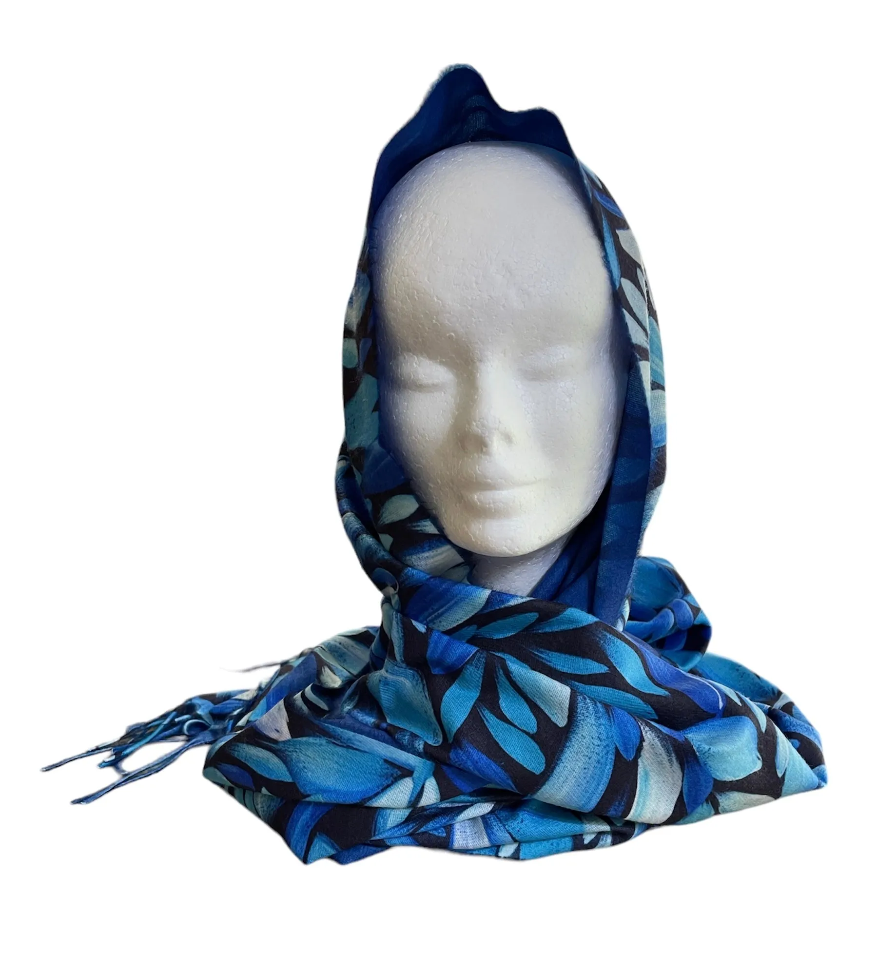 Cashmere Scarf - Louise Numina Napananka - Blue