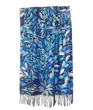 Cashmere Scarf - Louise Numina Napananka - Blue
