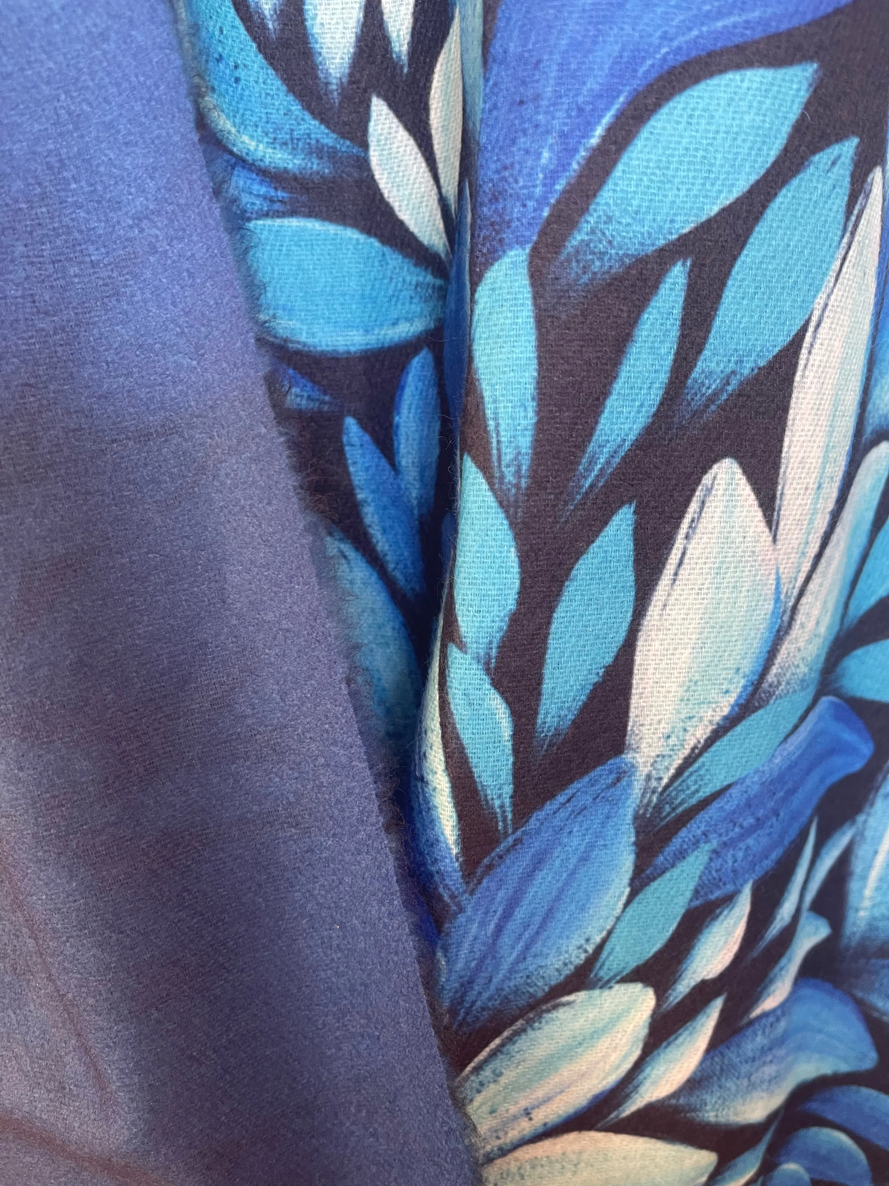 Cashmere Scarf - Louise Numina Napananka - Blue