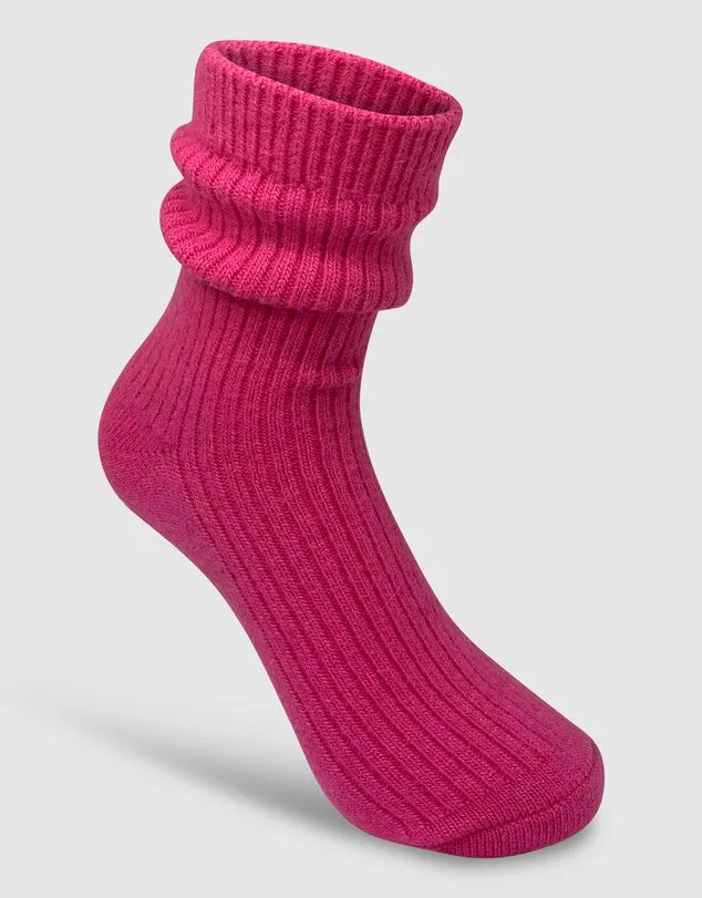 Cashmere Socks - Electric Blue