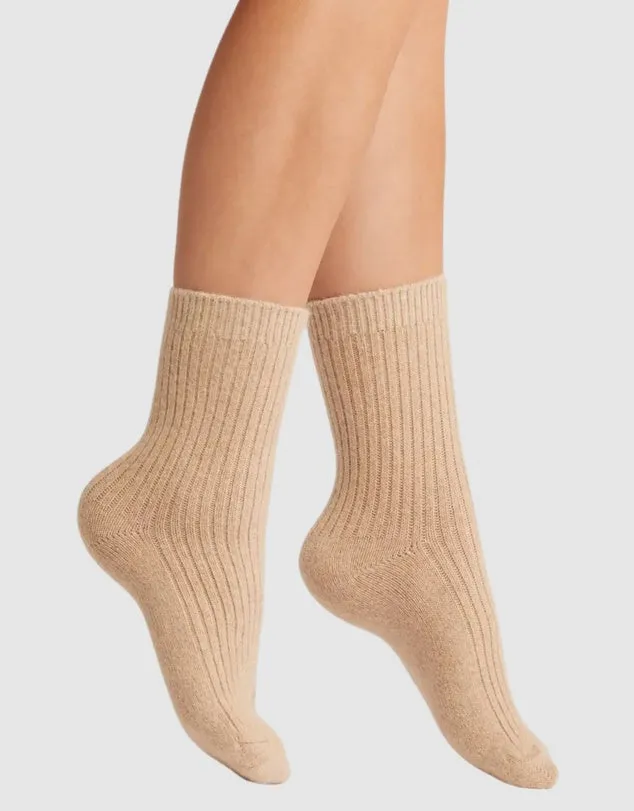 Cashmere Socks - Electric Blue