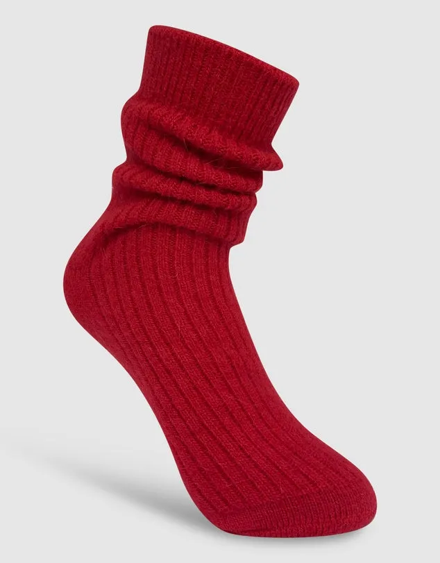 Cashmere Socks - Electric Blue