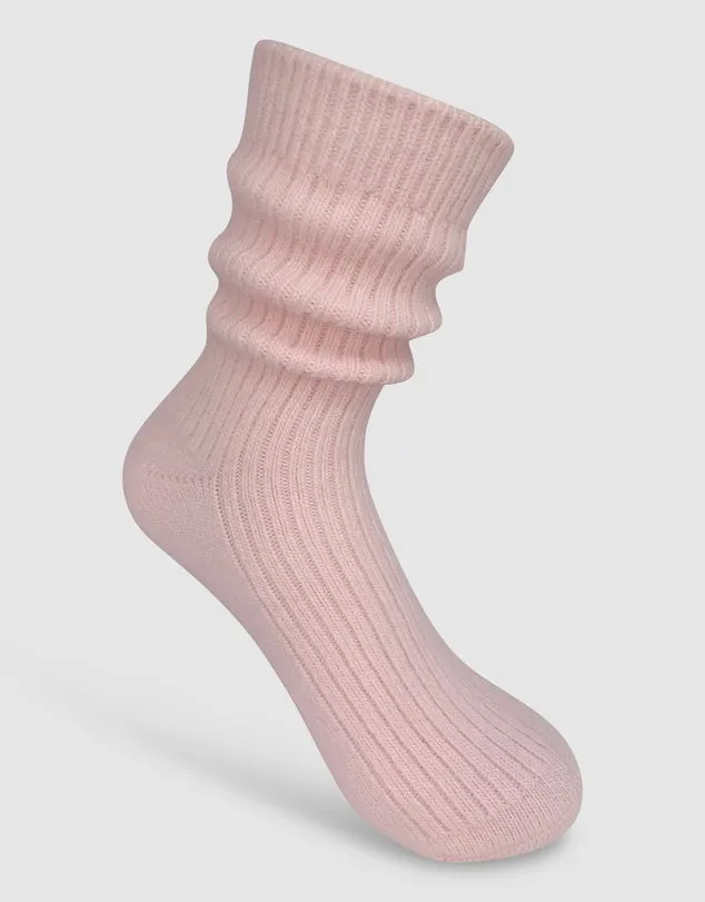 Cashmere Socks - Electric Blue