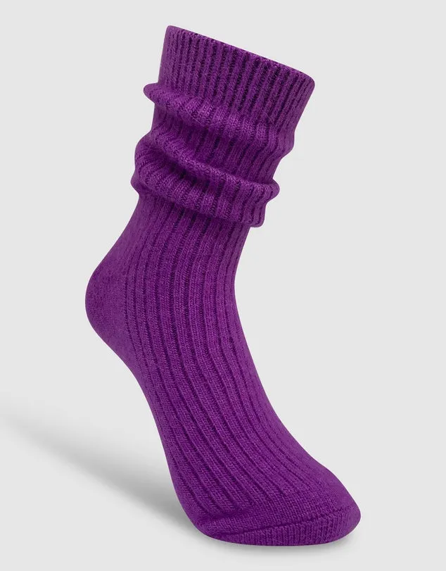 Cashmere Socks - Ice Pink