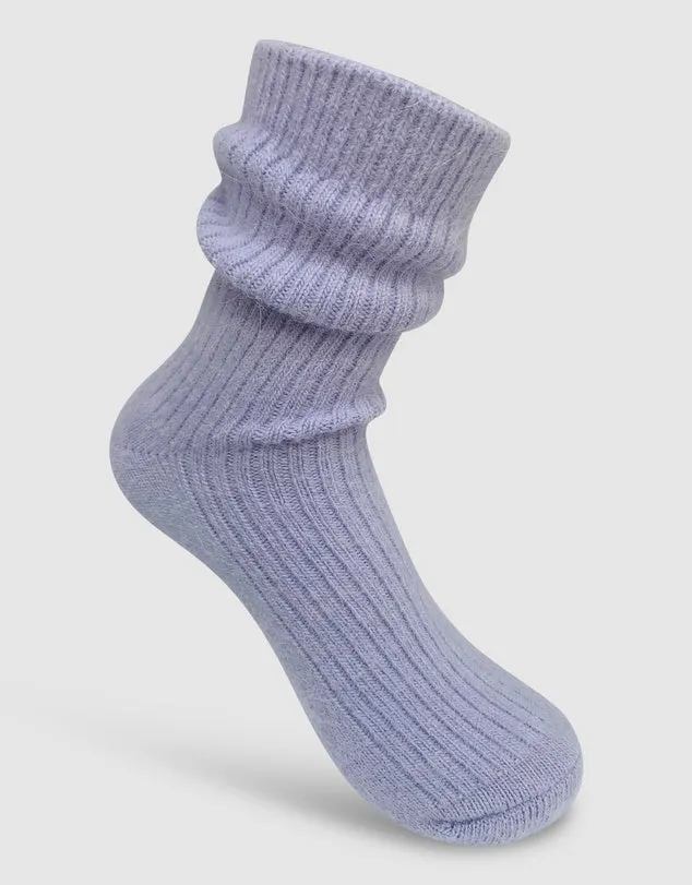 Cashmere Socks - Ice Pink