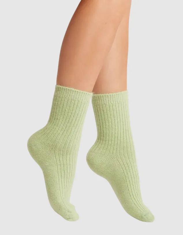 Cashmere Socks - Ice Pink