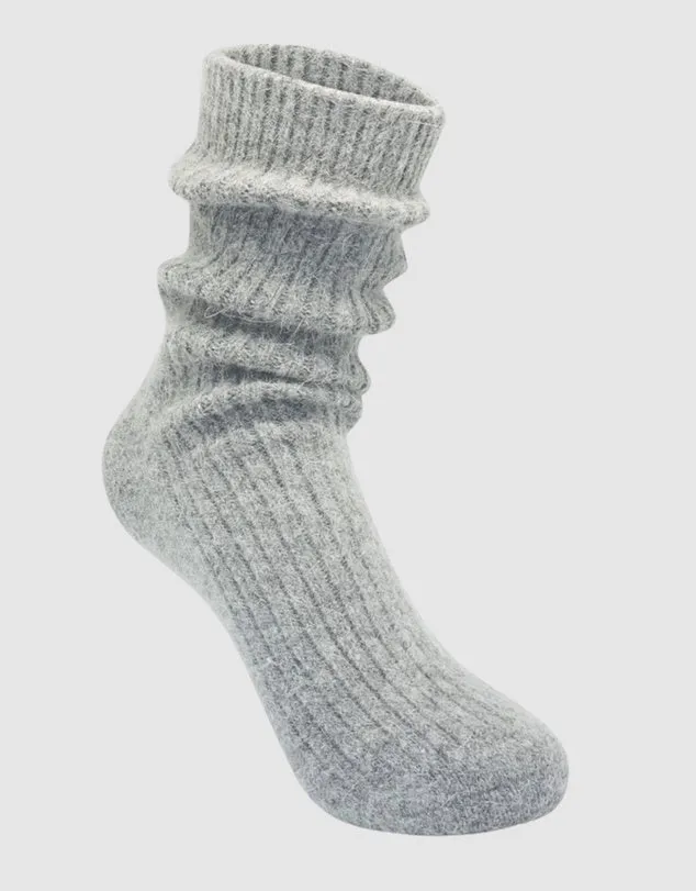 Cashmere Socks - Ice Pink