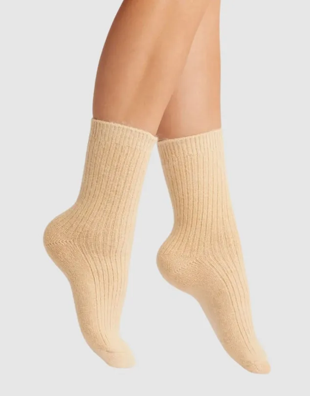 Cashmere Socks - Ice Pink