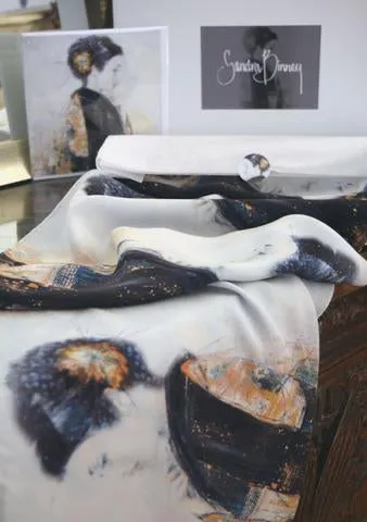 Contemplation Silk Scarf