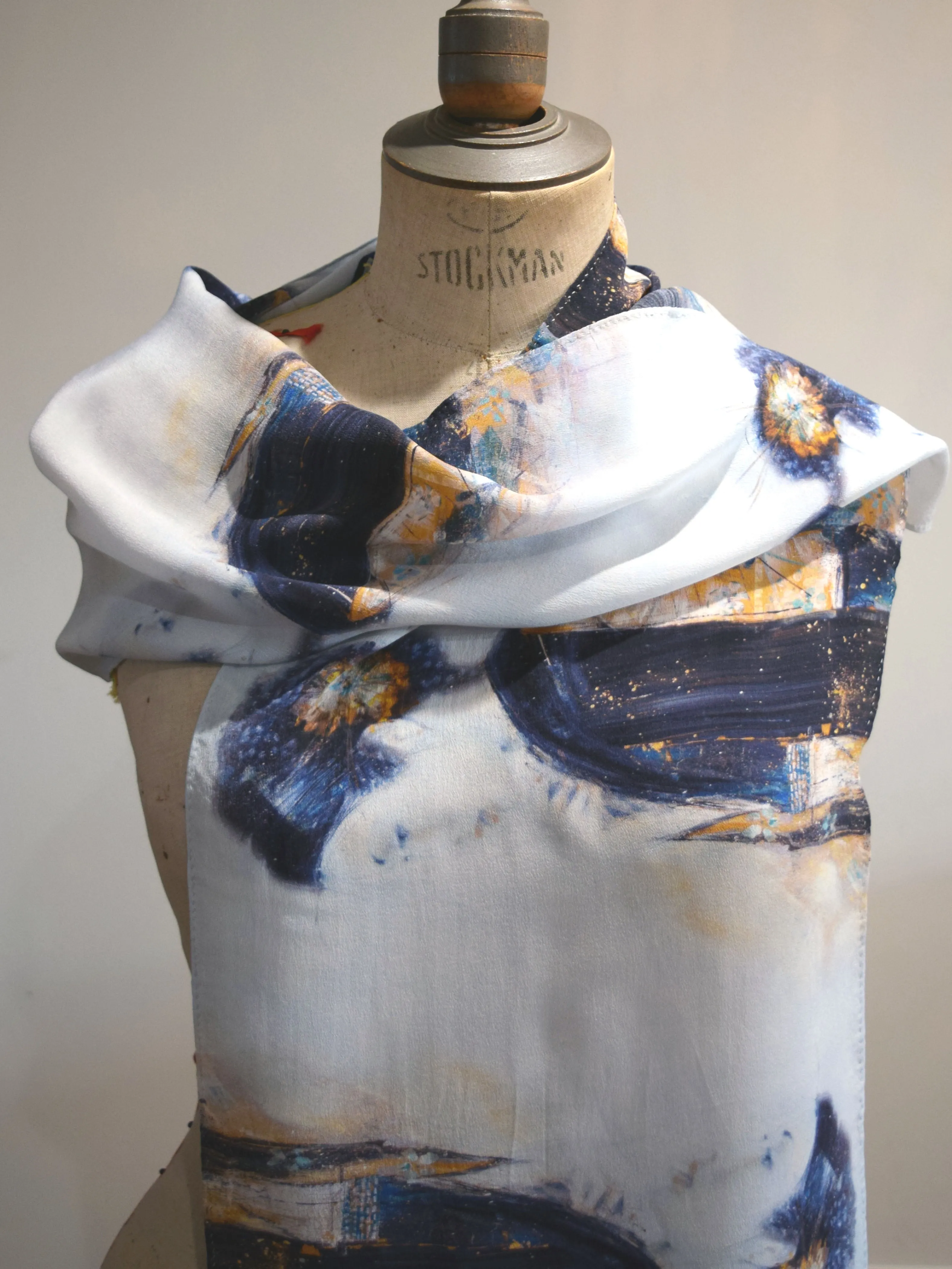 Contemplation Silk Scarf