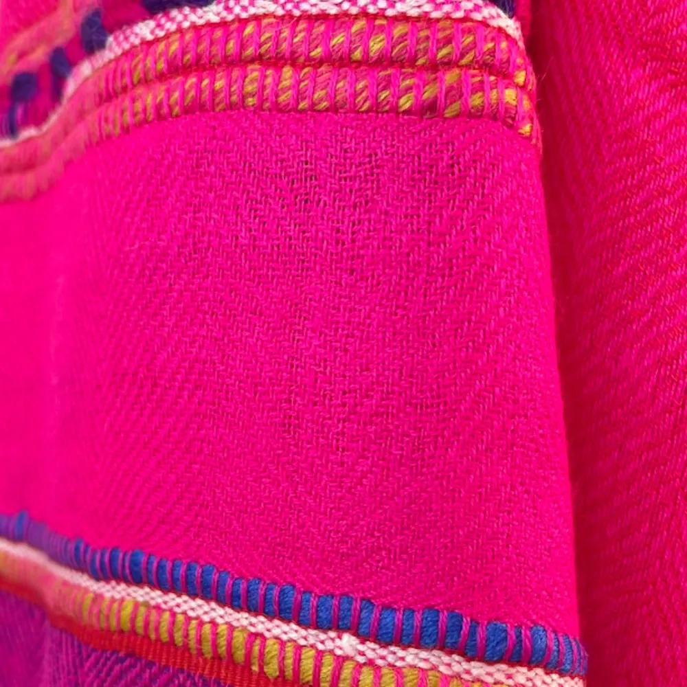 Fab Himalaya Scarf - Fucshia/Blue
