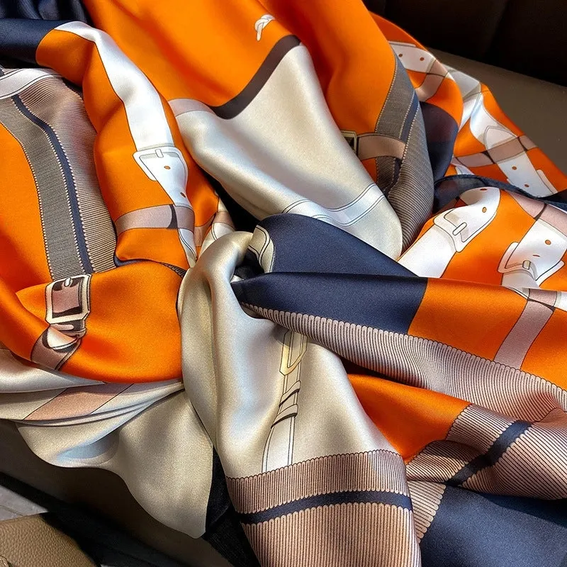 Fashion Silk Scarf Dual-use Wholesale