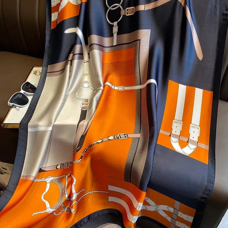 Fashion Silk Scarf Dual-use Wholesale