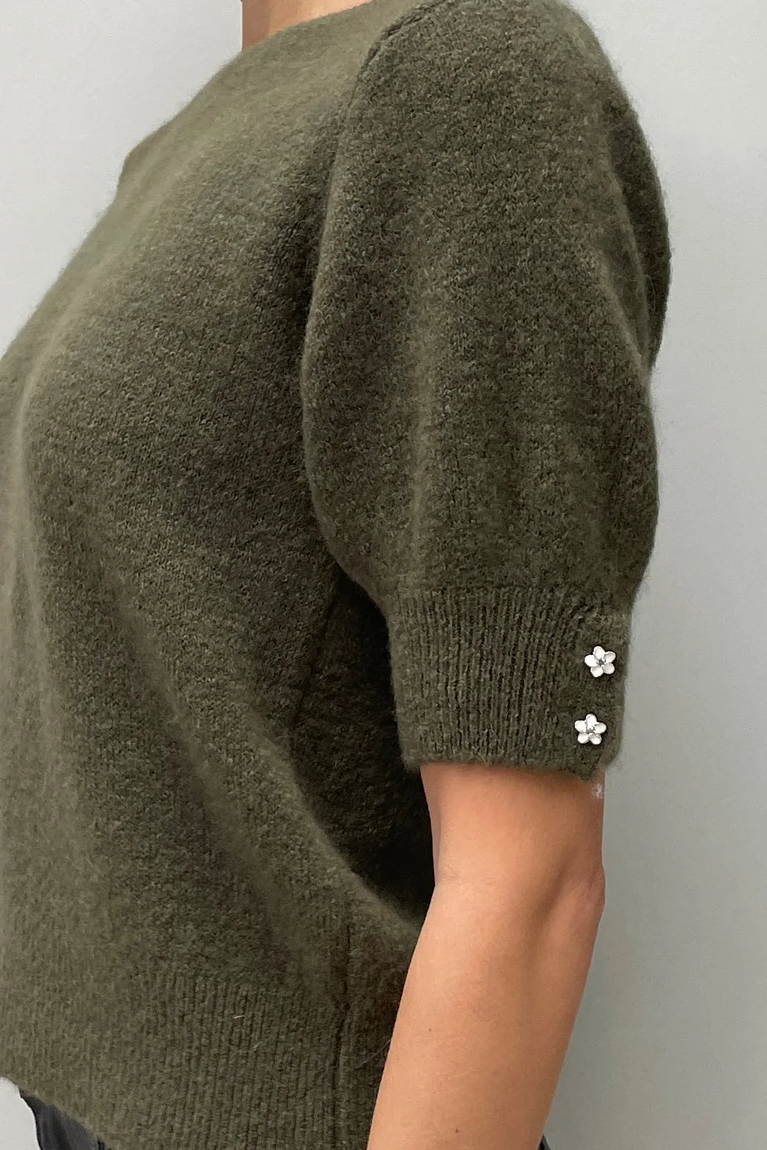 Fleur Alpca Short Sleeve Knit