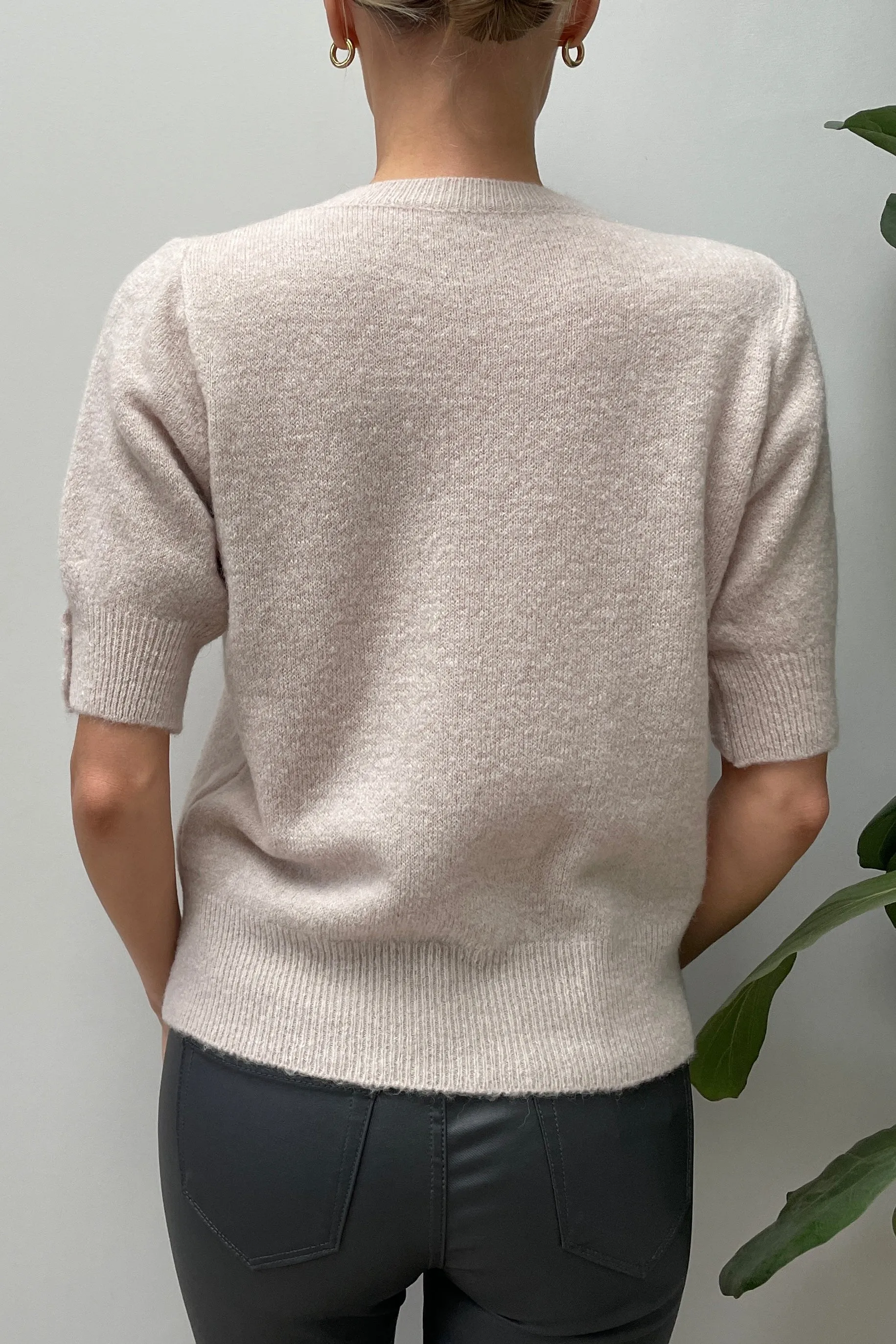 Fleur Alpca Short Sleeve Knit