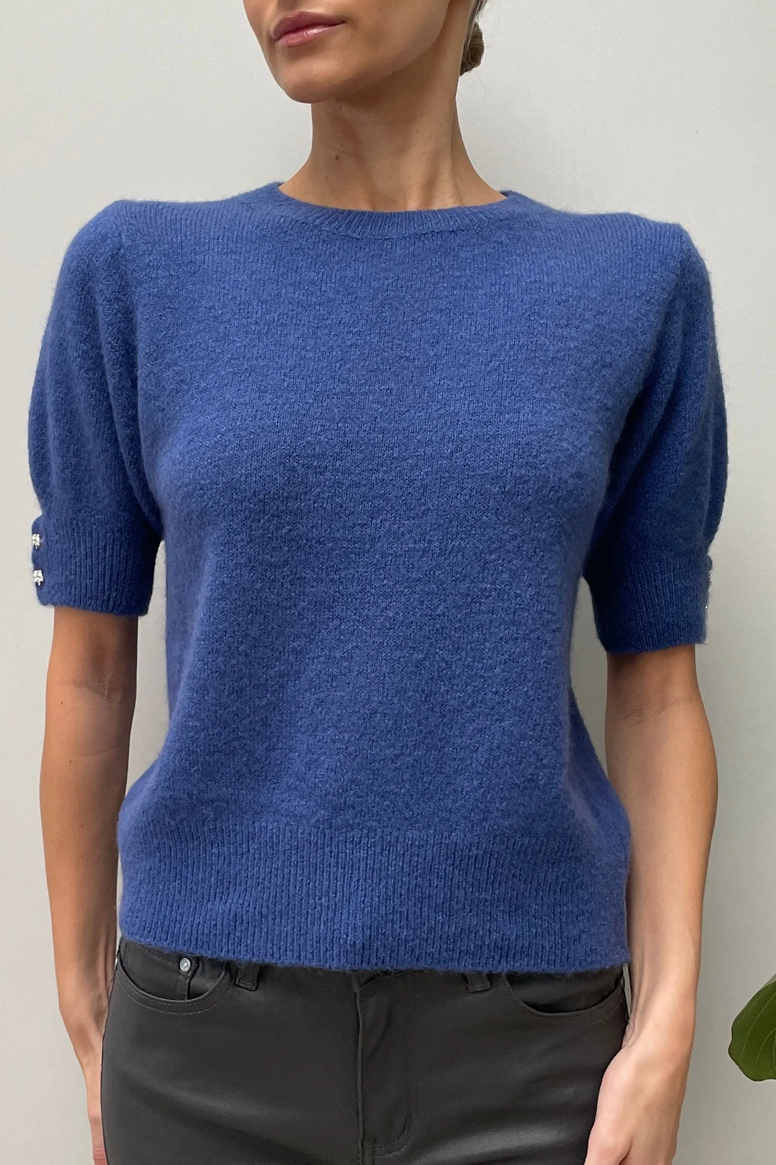 Fleur Alpca Short Sleeve Knit