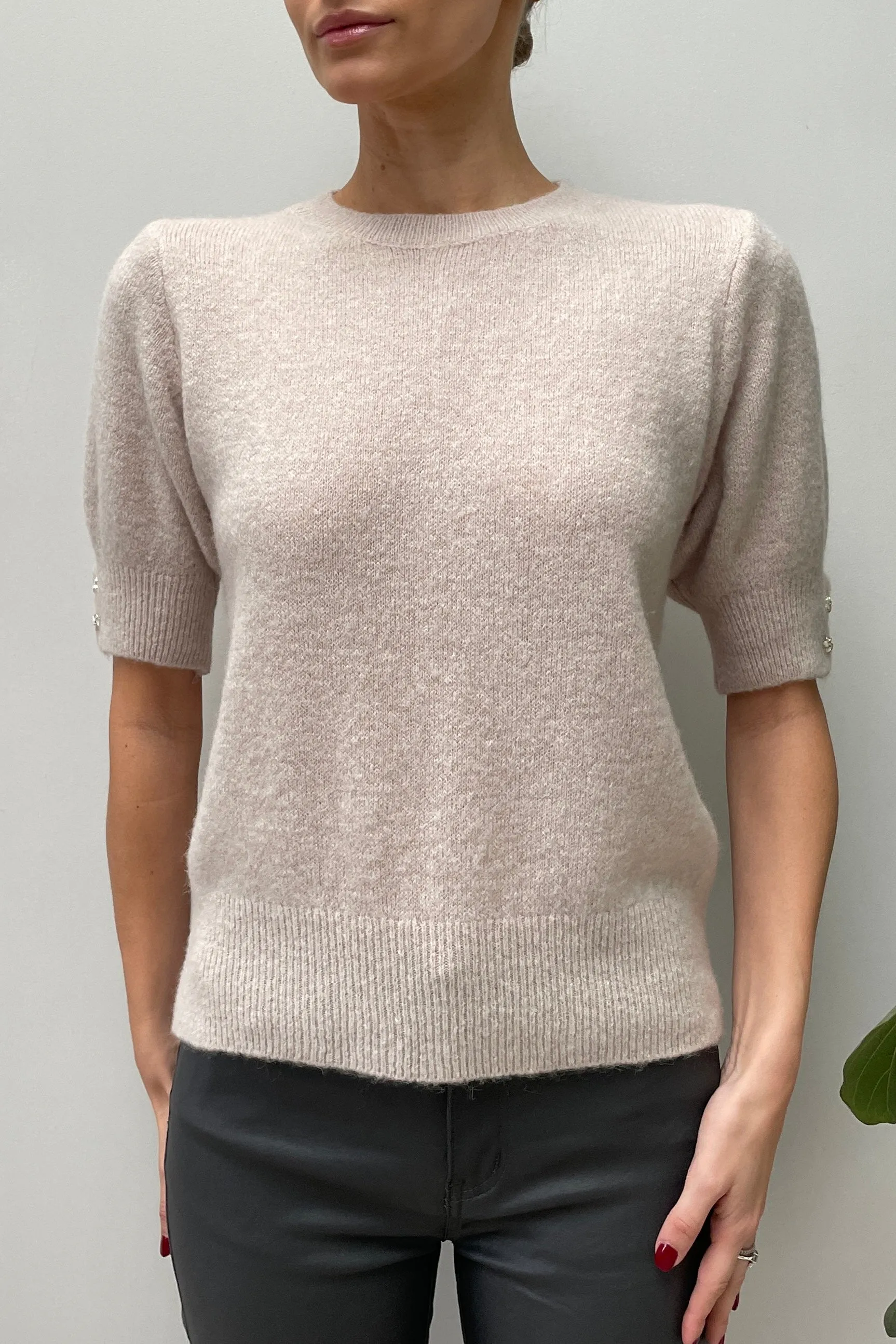 Fleur Alpca Short Sleeve Knit