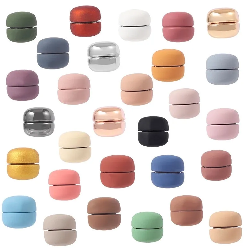 Foreign Trade Hot Selling Magnet Magnetic Snap Silk Scarf Clip Ornament Women's Yarn Scarf Accessories Shawl Buckle Dual-use Fashion Hairware