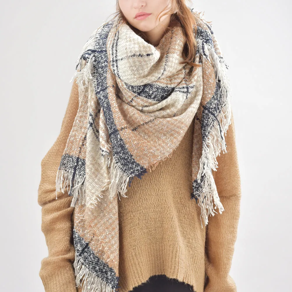 FURTALK Winter Women Cashmere Hand Feeling Scarf  Dropping Shipping SFWL021