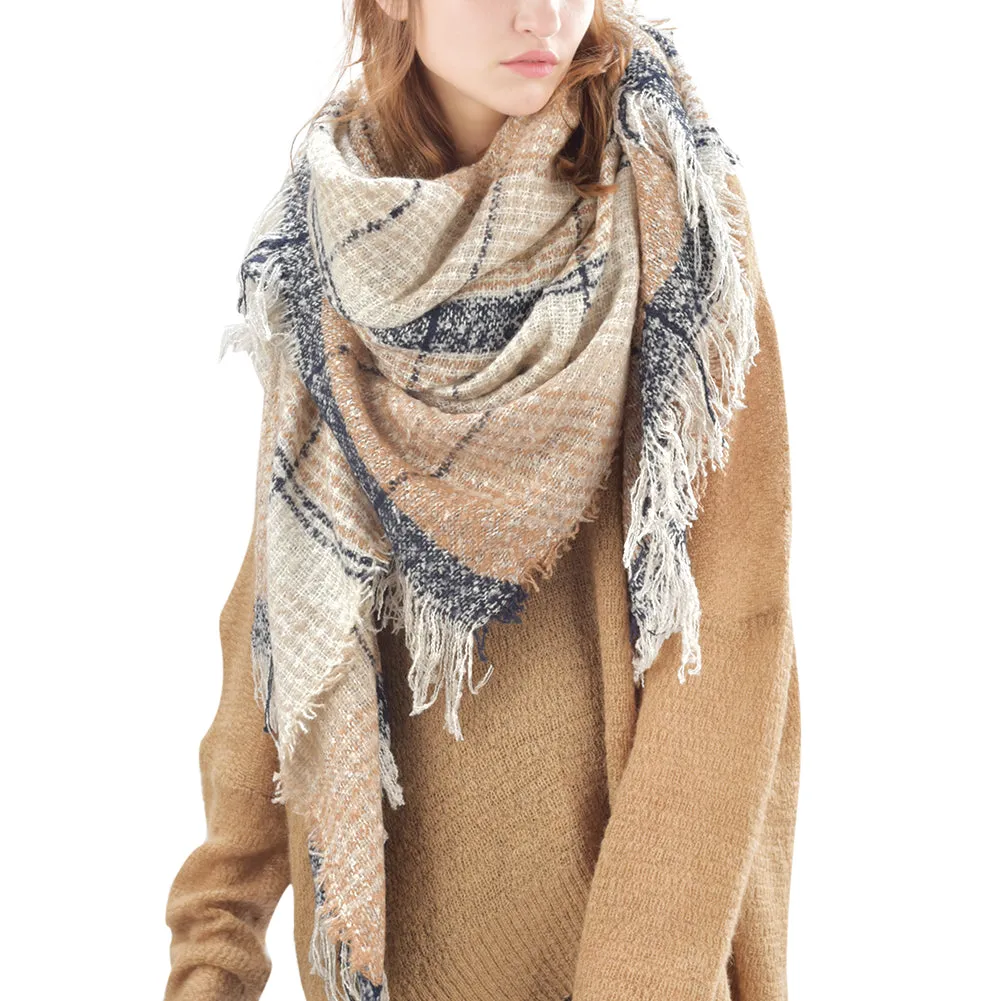 FURTALK Winter Women Cashmere Hand Feeling Scarf  Dropping Shipping SFWL021
