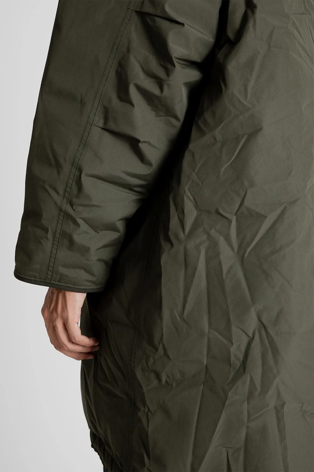 GORE-TEX Long Down Coat - Khaki Green