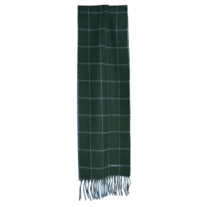 GREEN AND BLUE DOUBLE SCARF