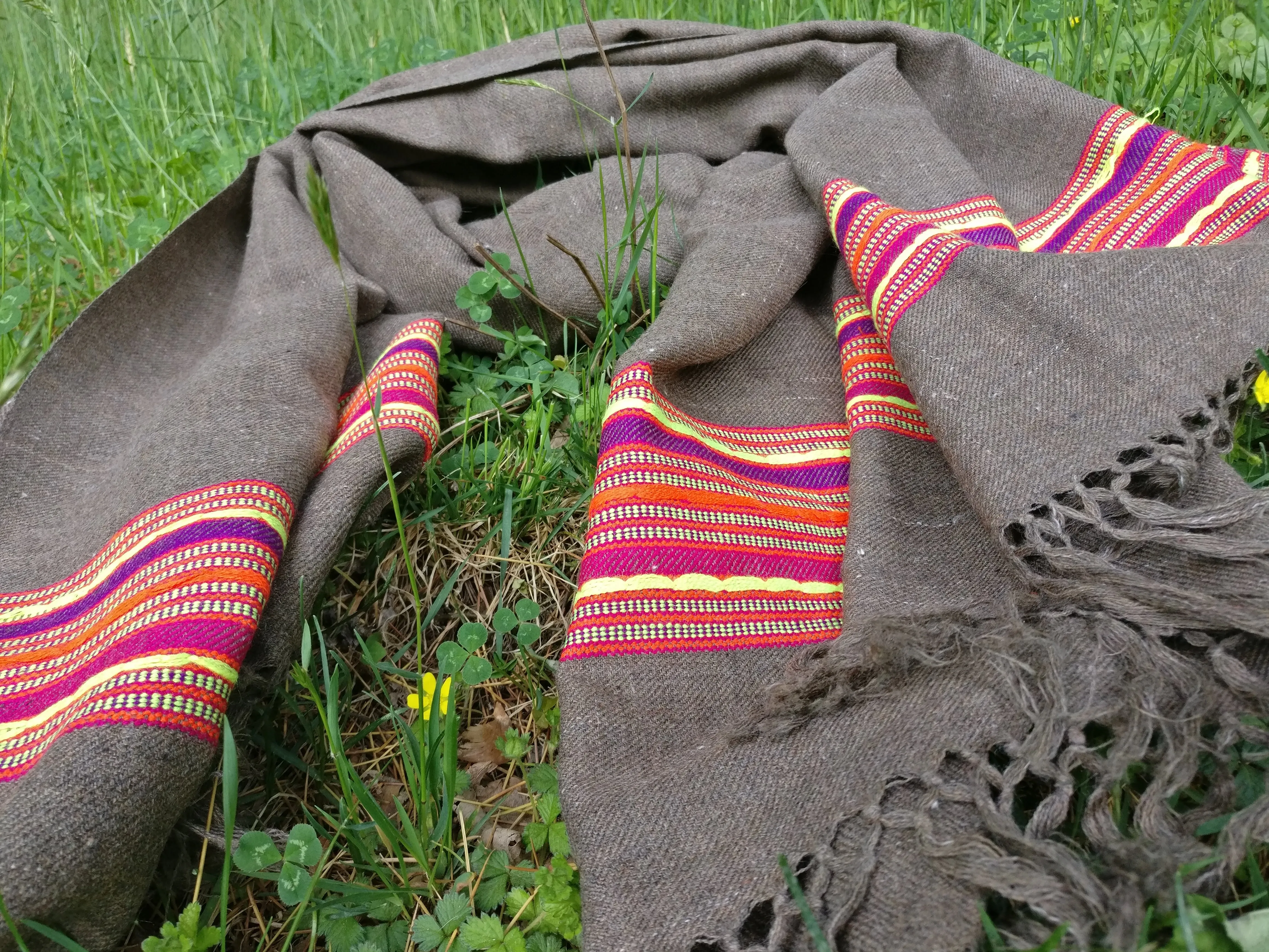 Handloomed Himalayan Scarf in Wool