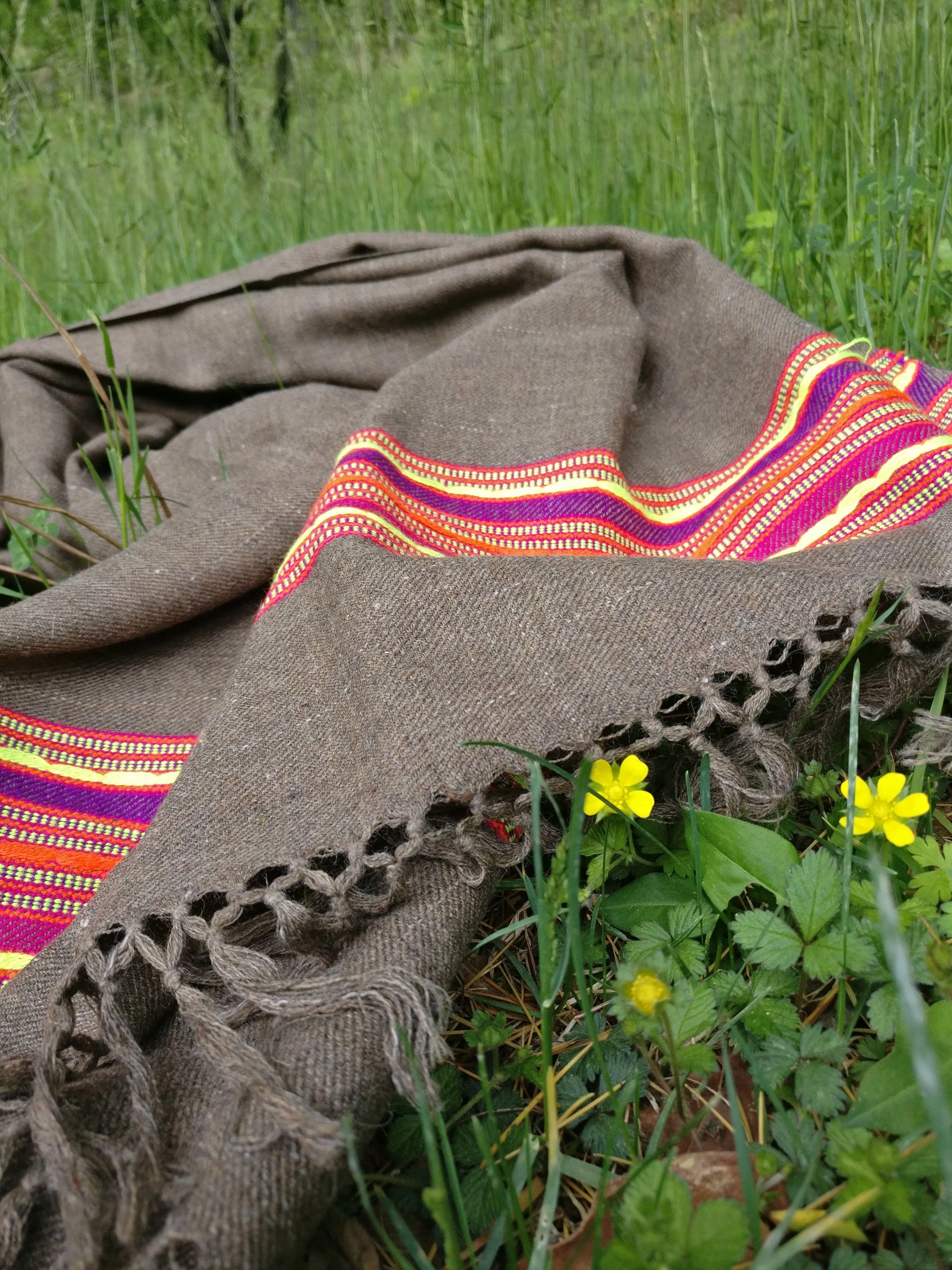 Handloomed Himalayan Scarf in Wool