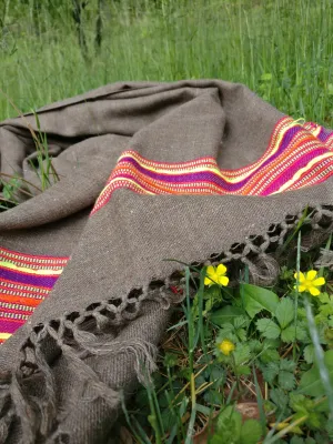 Handloomed Himalayan Scarf in Wool