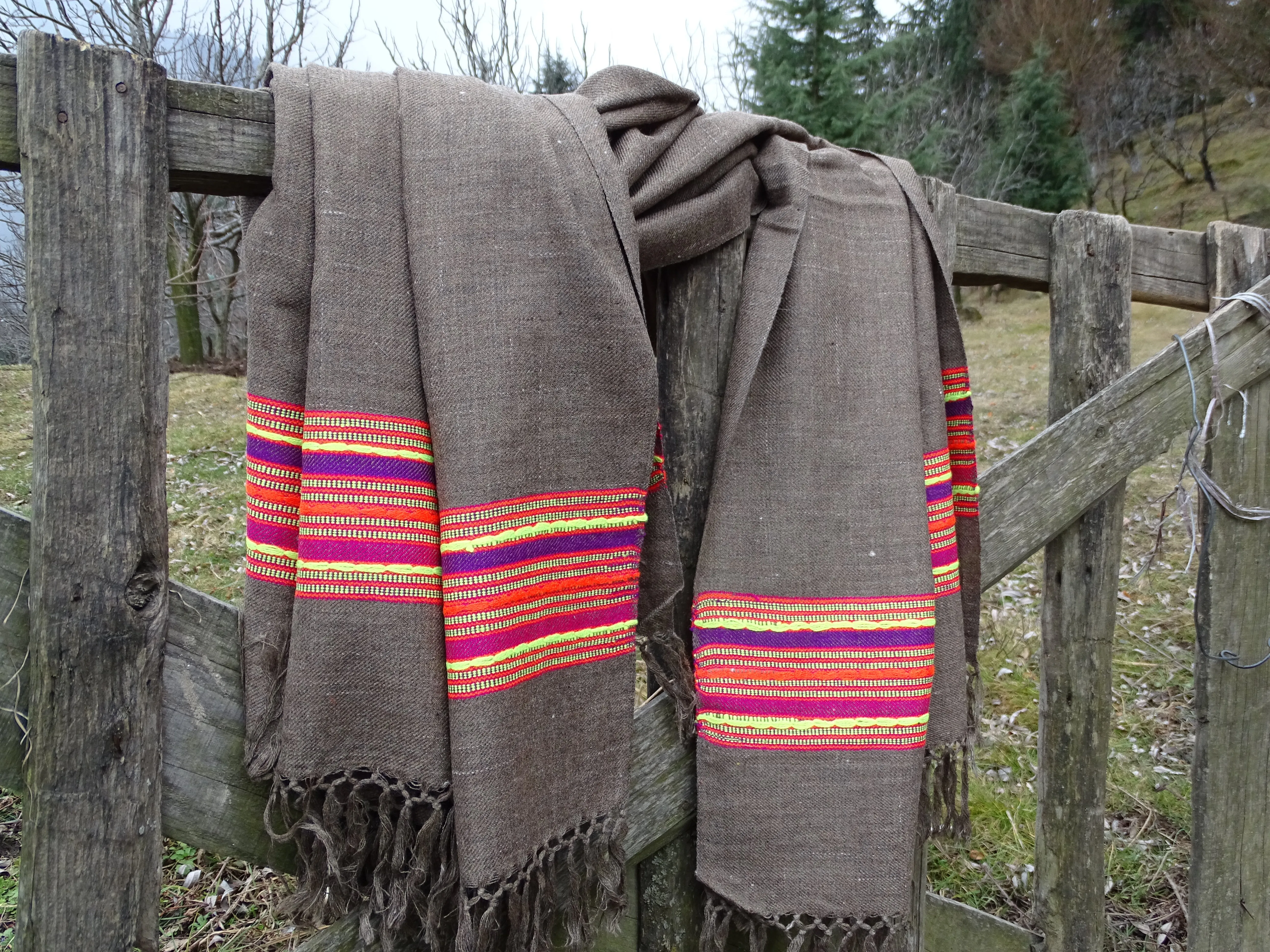Handloomed Himalayan Scarf in Wool