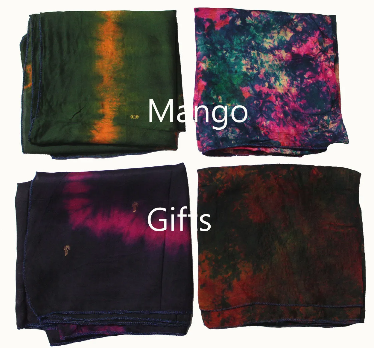 Indian Silk Sari Scarf Tie Dye Scarves Wrap Stole Dupatta Neckwraps Girls Fashion Accessories Wholesale