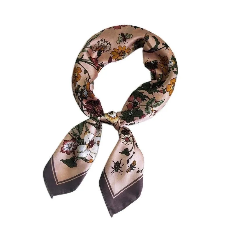 Ins Wind Ladies Wild Art Korean Small Scarf Nhmn129670