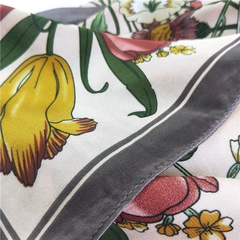 Ins Wind Ladies Wild Art Korean Small Scarf Nhmn129670