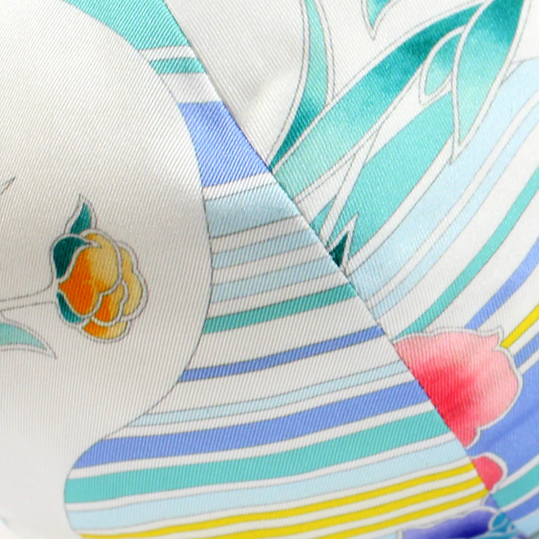 Leonard Paris Cap White Blue Turquoise Design - Women Collection Hat SALE