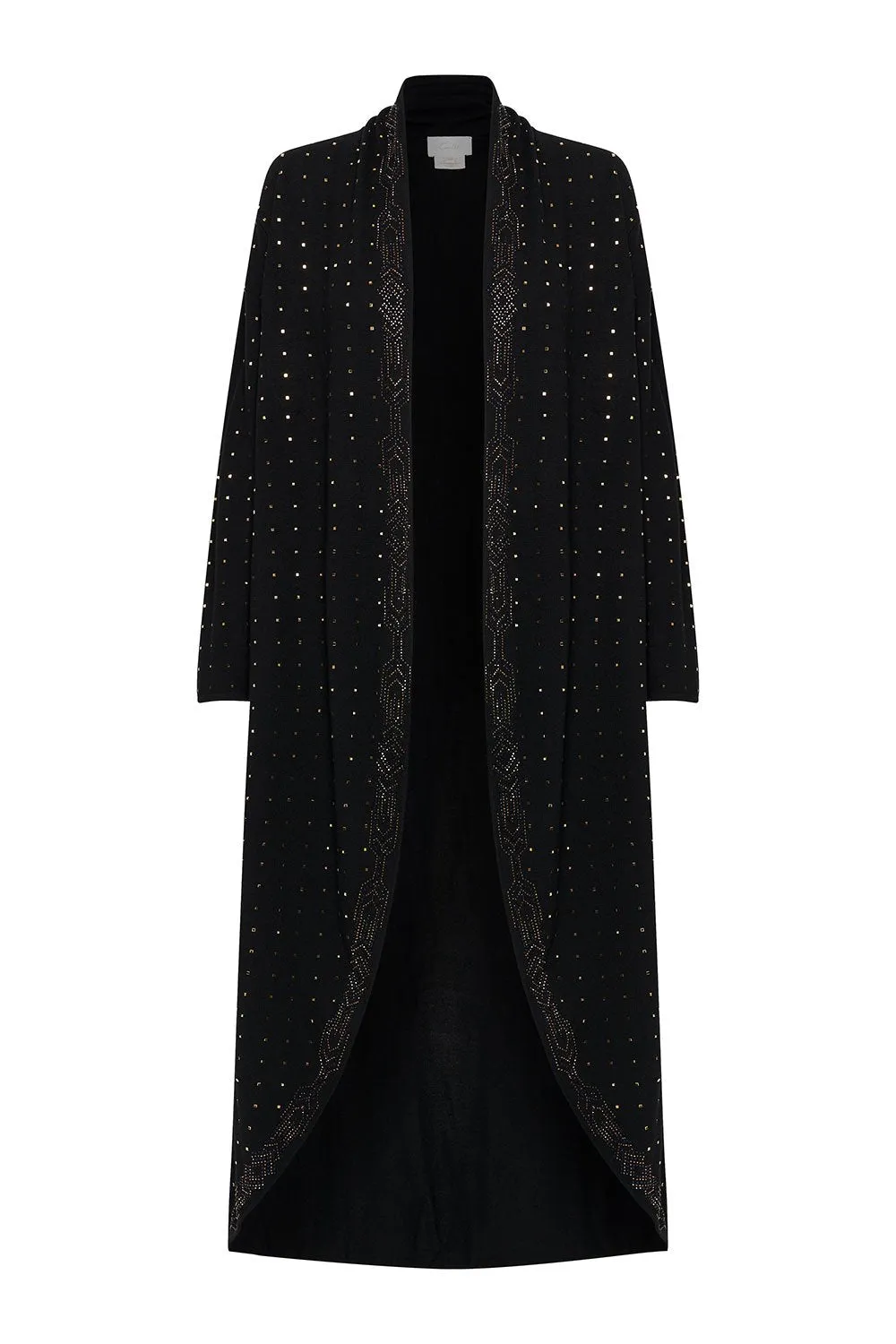 LONG KNITTED CASUAL CARDIGAN GOTHIC GODDESS
