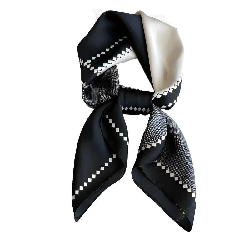 Luxury Fashion Scarves, Exquisite Designs, Versatile Use, Premium Polyester, Lightweight, 64 Colors, Perfect for Most Seasons and Styles